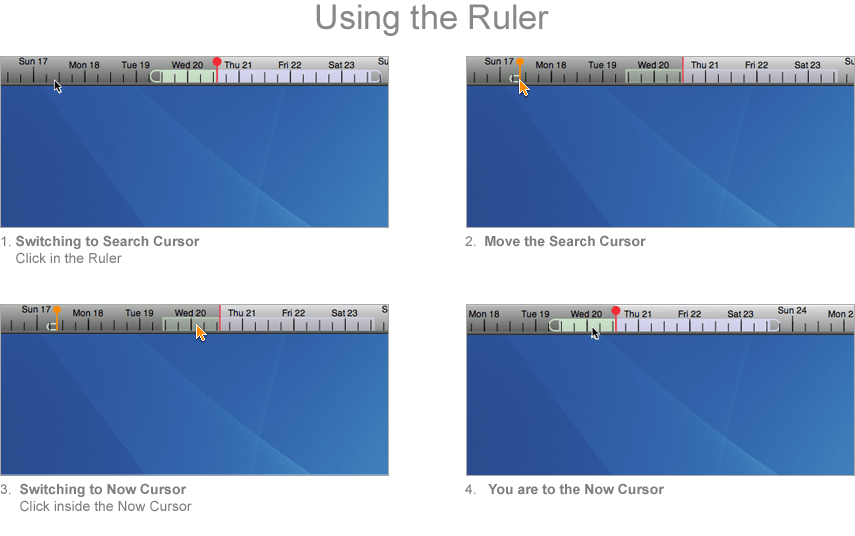 Using the ruler